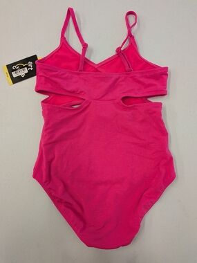 Art Class Girls Pink Cut Out Swimsuit XL 14 One Piece Trendy Summer Beachwear